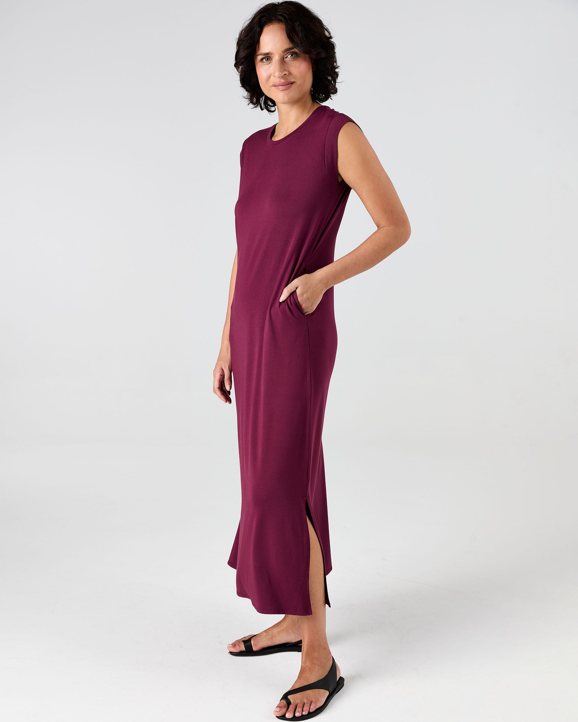 Roxy Maxi Dress - Ruby