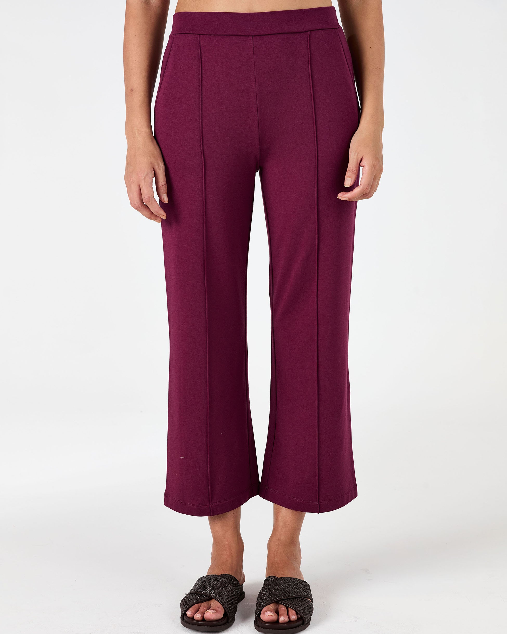 Tapered Sweat Pant - Ruby