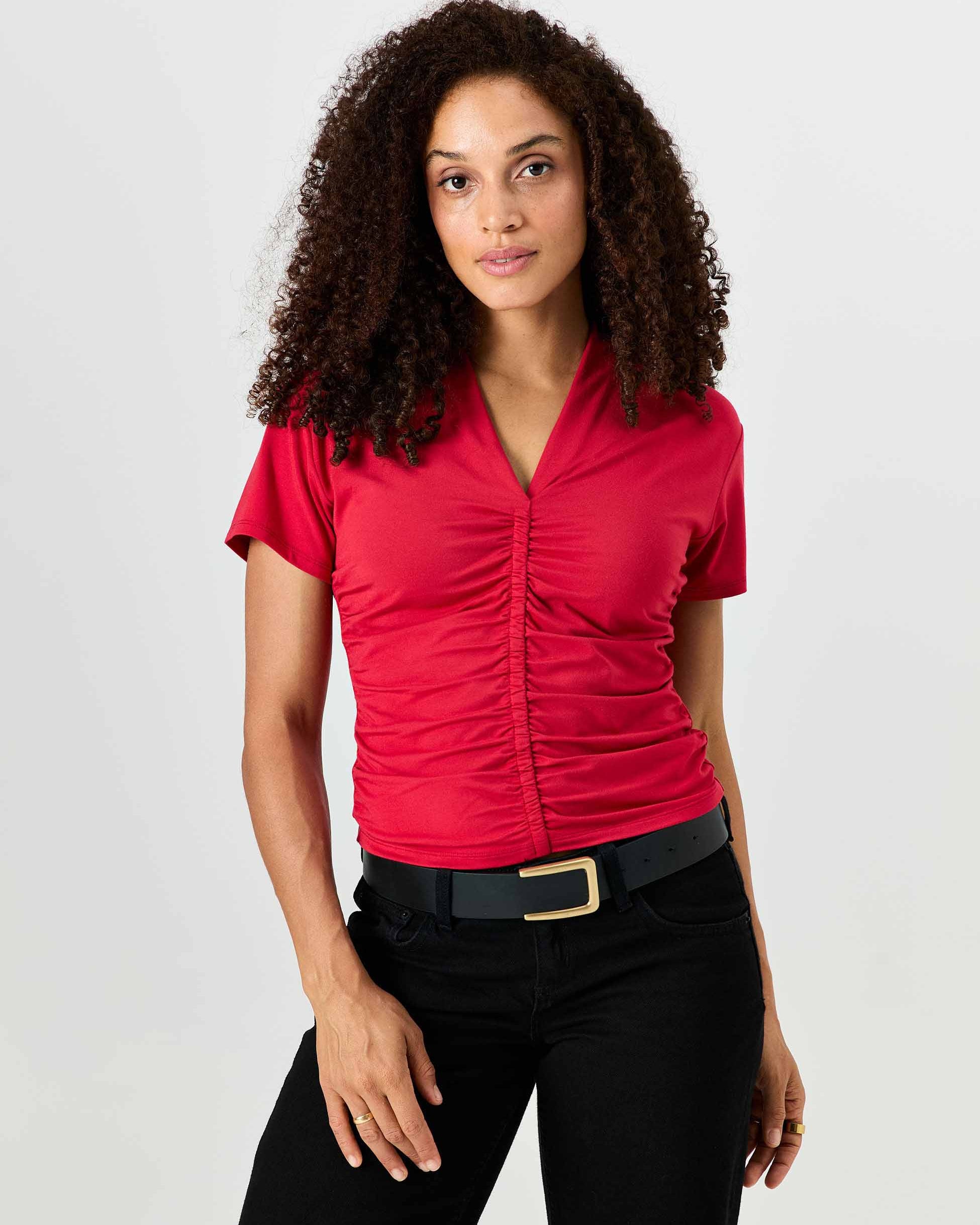 Brisa Top - Cherry