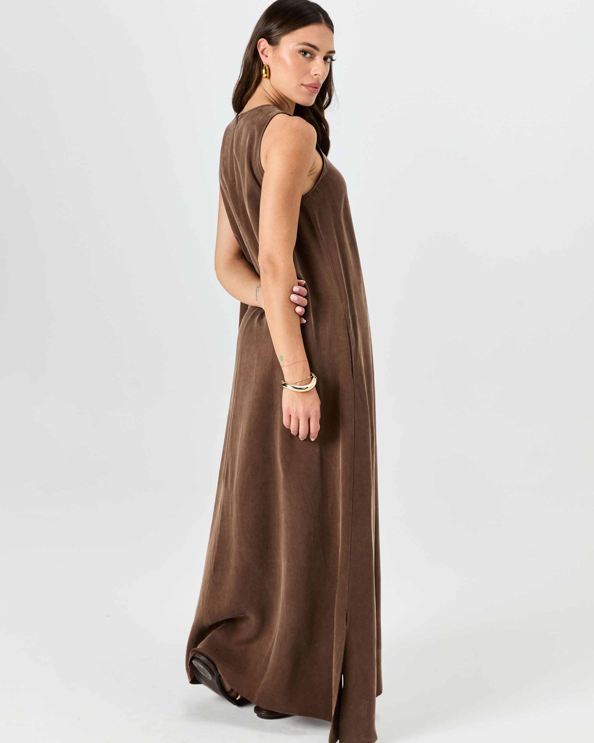 Elina Dress - Mocha