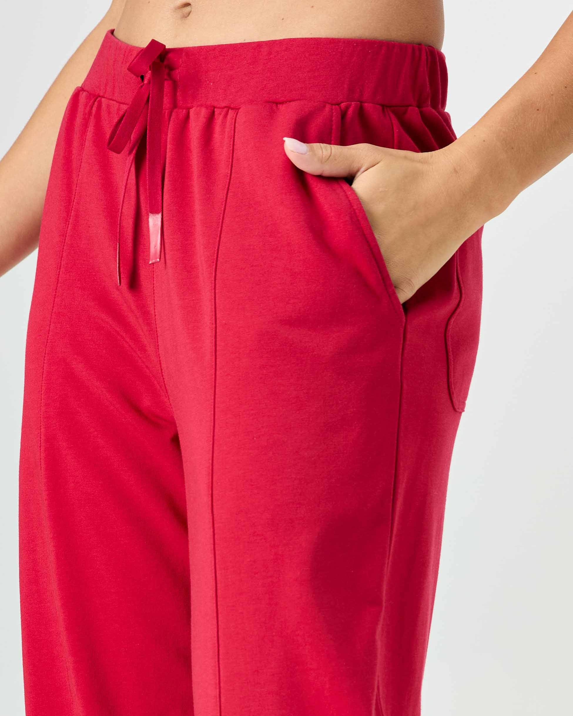 Dune Sweat Pant - Cherry