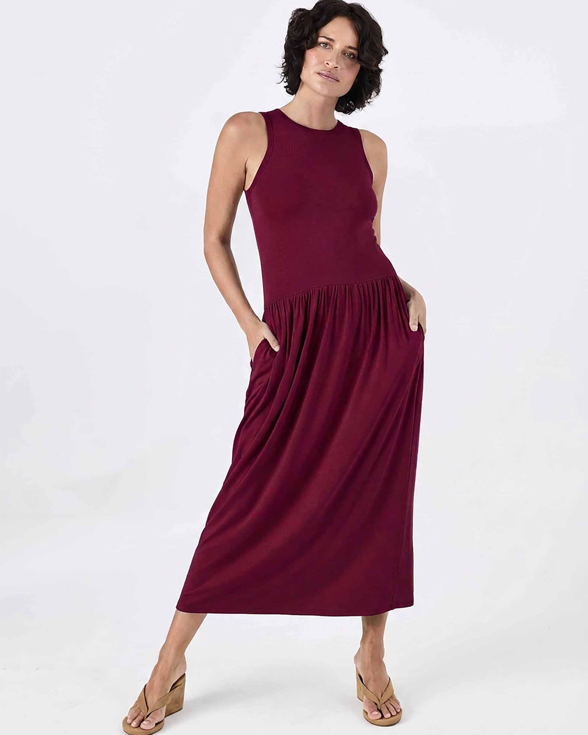Essential Maxi Dress Sangria