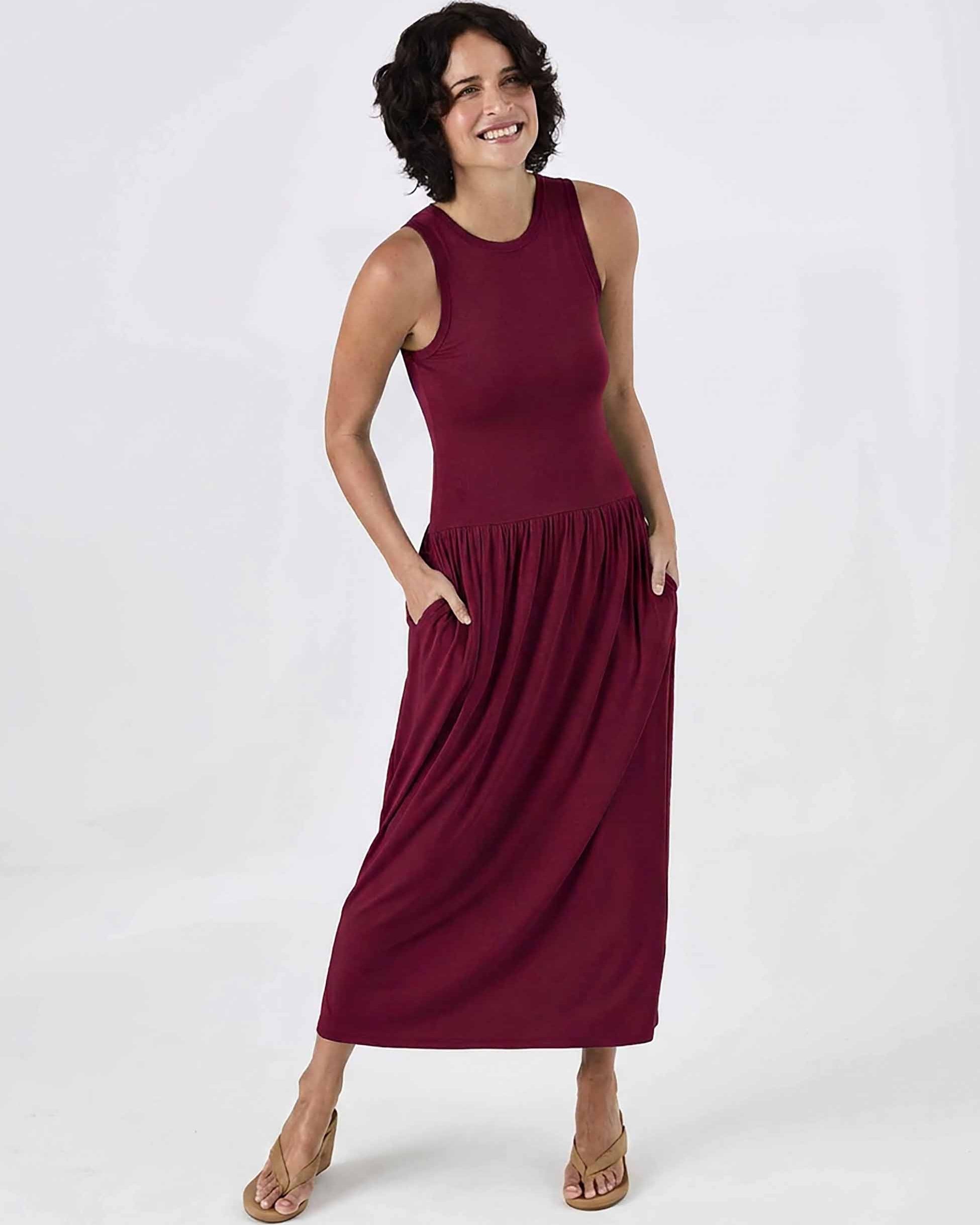Essential Maxi Dress Sangria