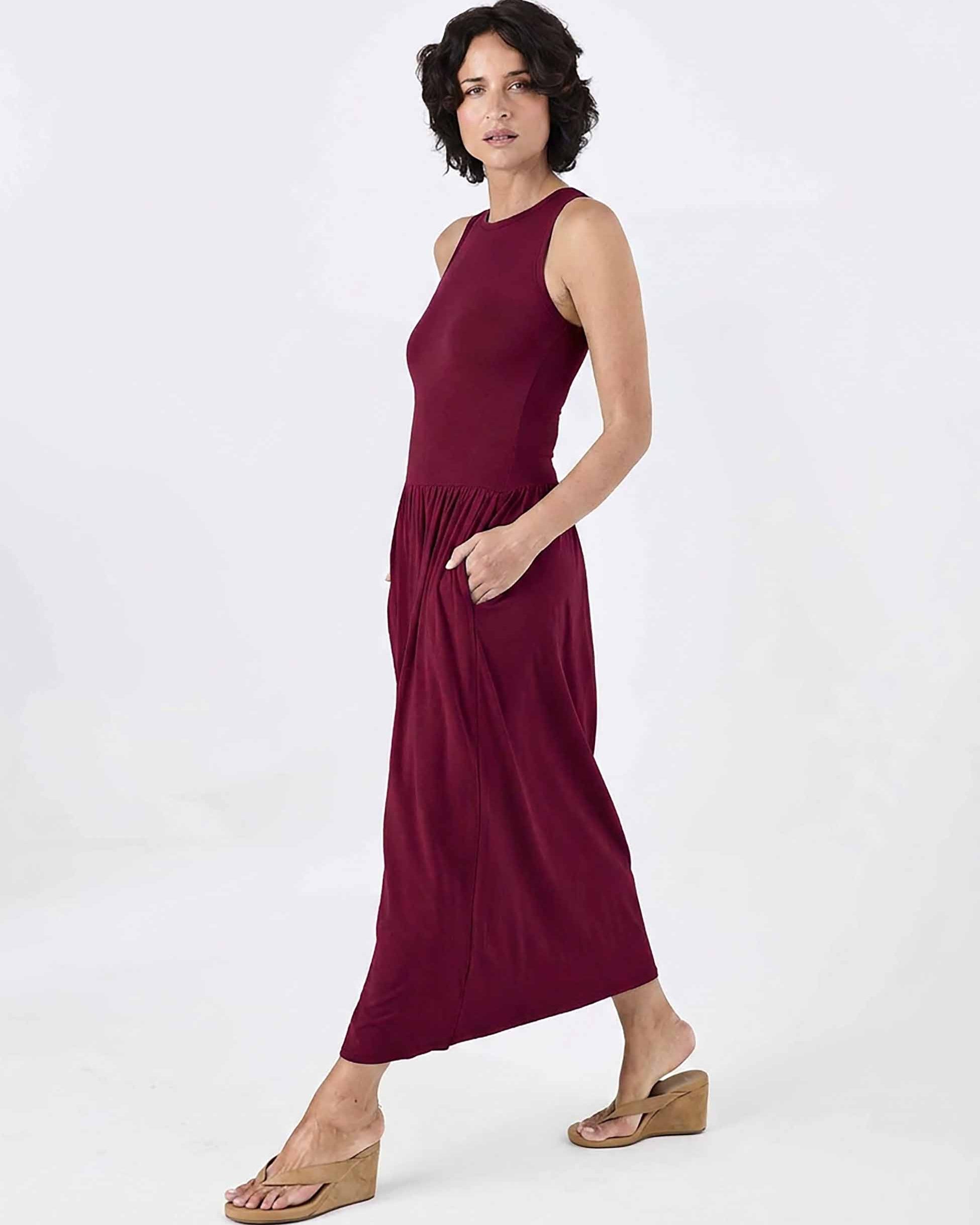 Essential Maxi Dress Sangria