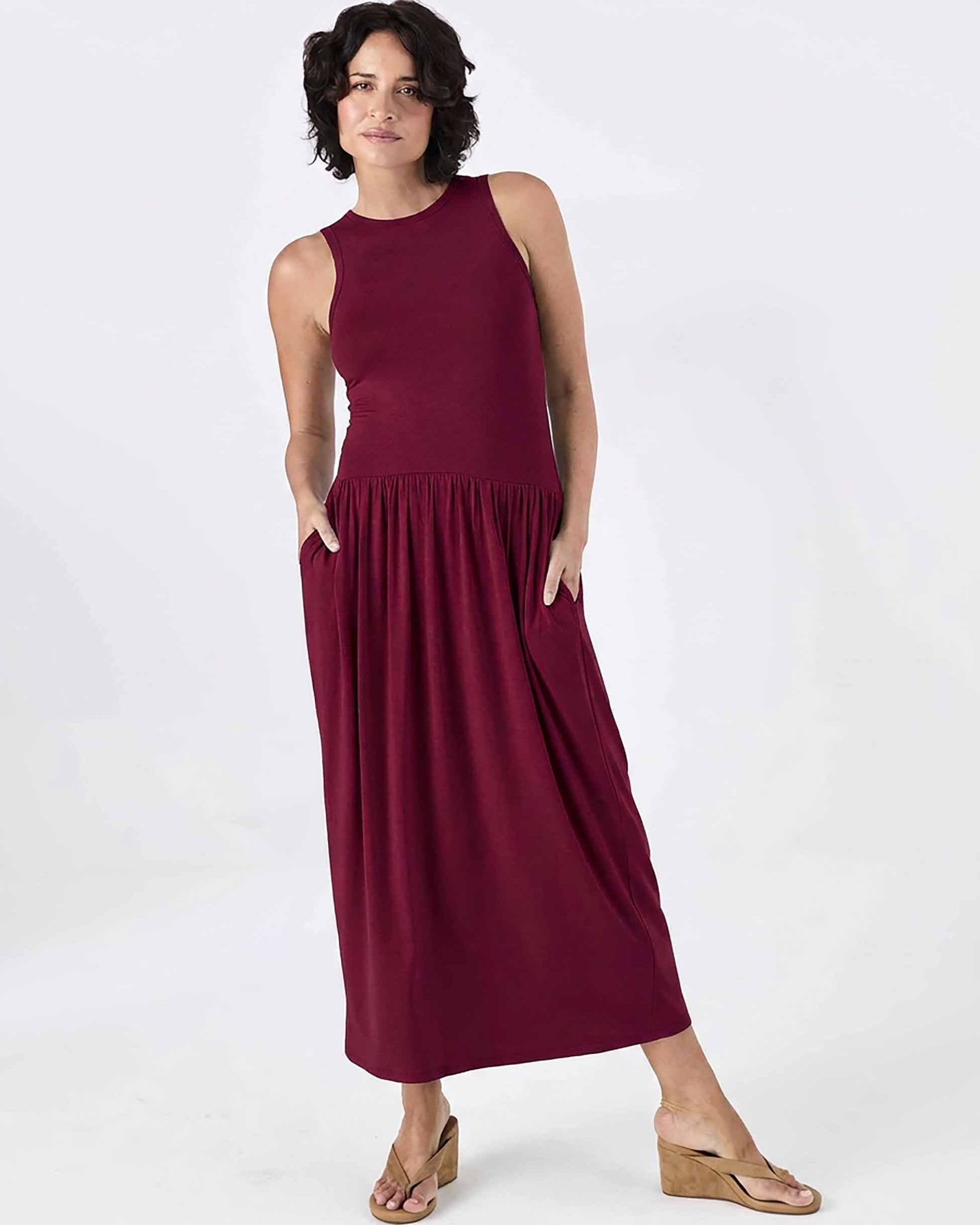 Essential Maxi Dress Sangria