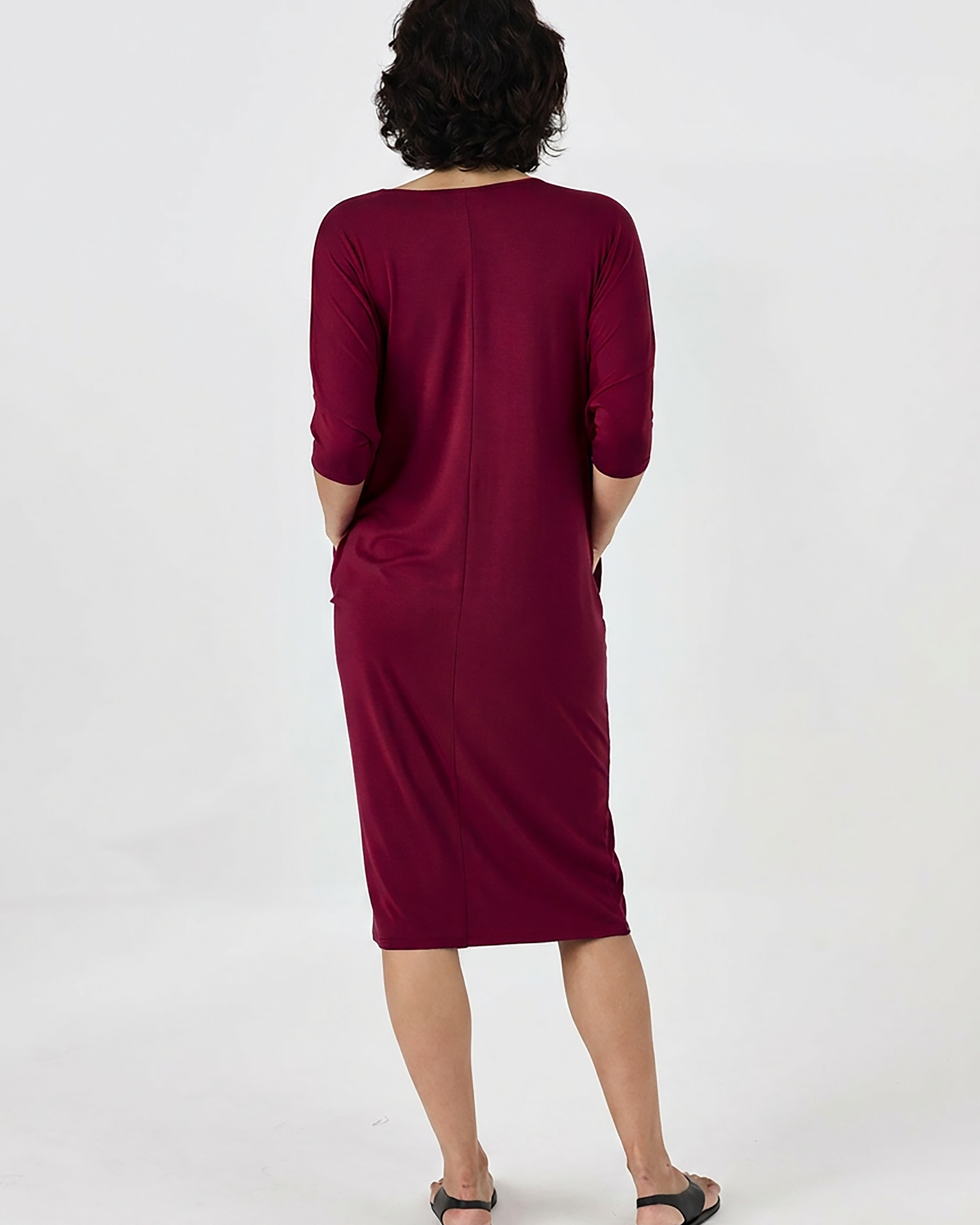 Easy Flow Dress - Sangria