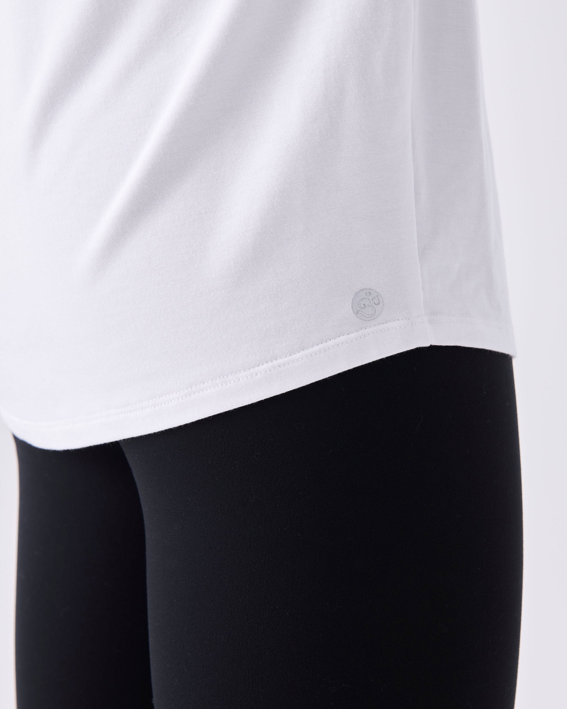 Modal Luxe Layer Tee - White