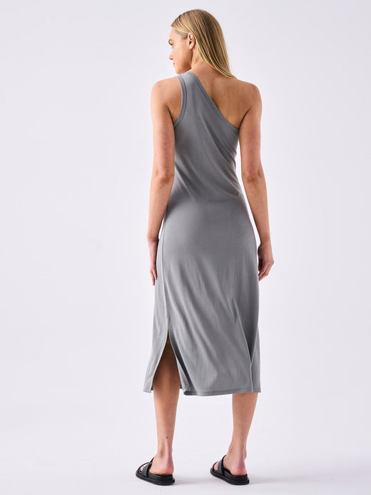 Modal Asymmetrical  Dress Putty
