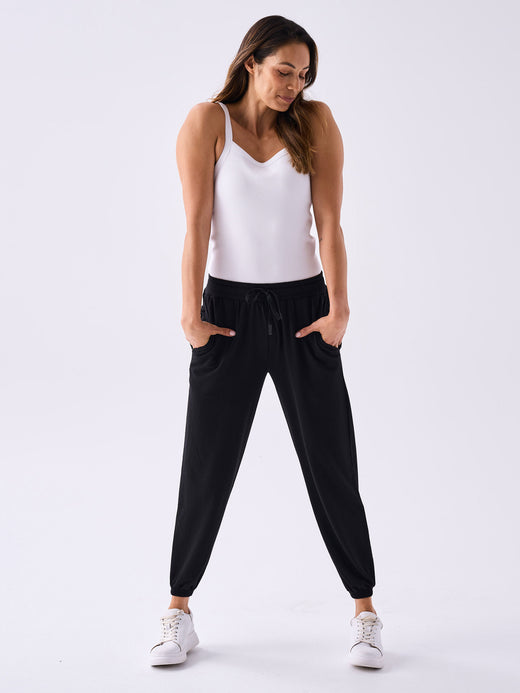 French Terry Sweat Pant - Black