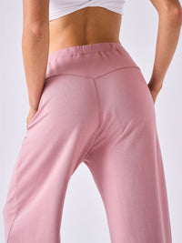 French Terry Yin Sweat Pant - Rosewater