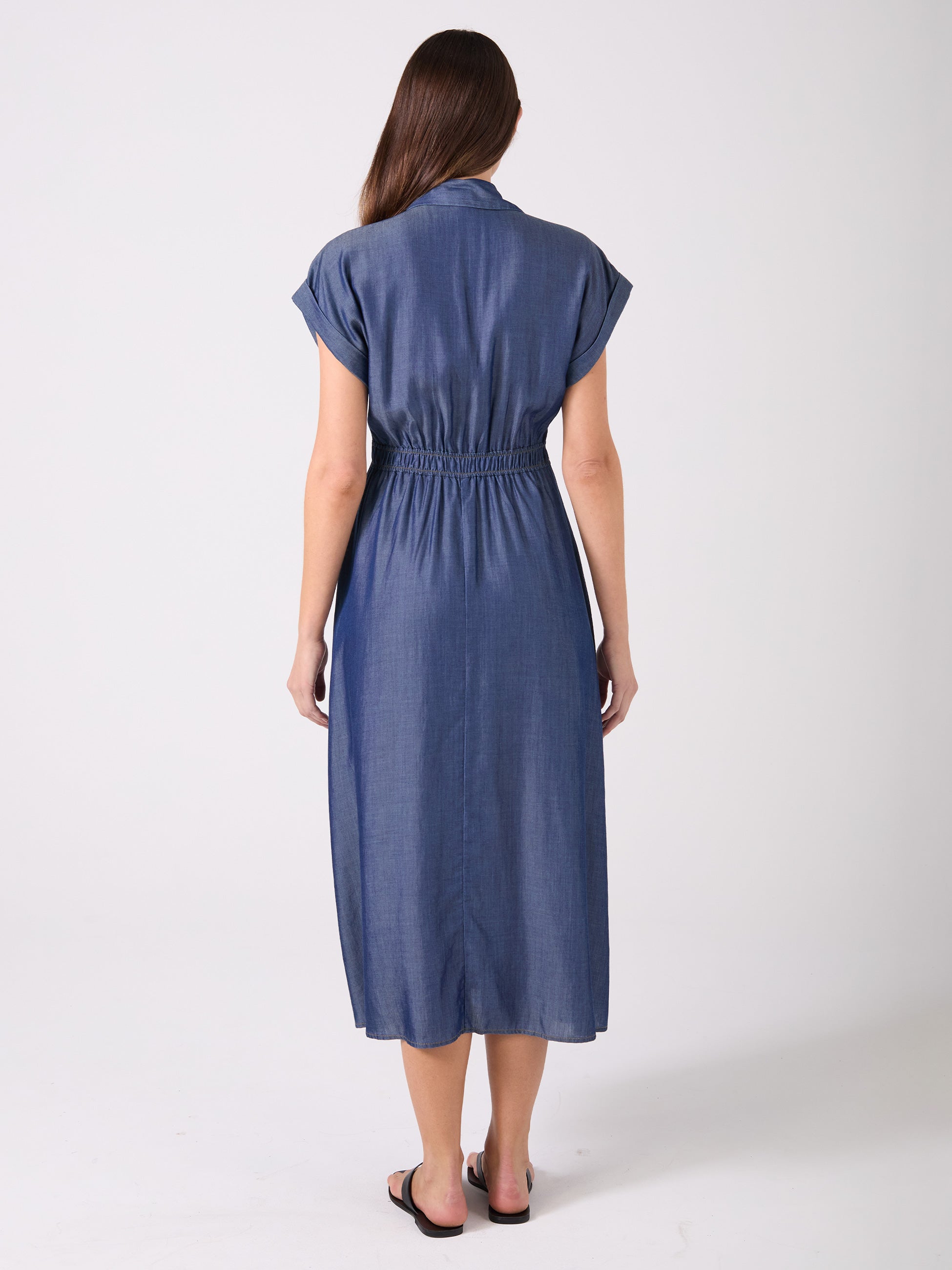 Capri Denim Tencel Dress - Dark Denim