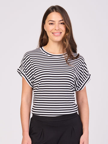 Jessica Oversized Tee- Black