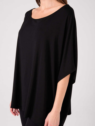 Flow Luxe Tunic - Black