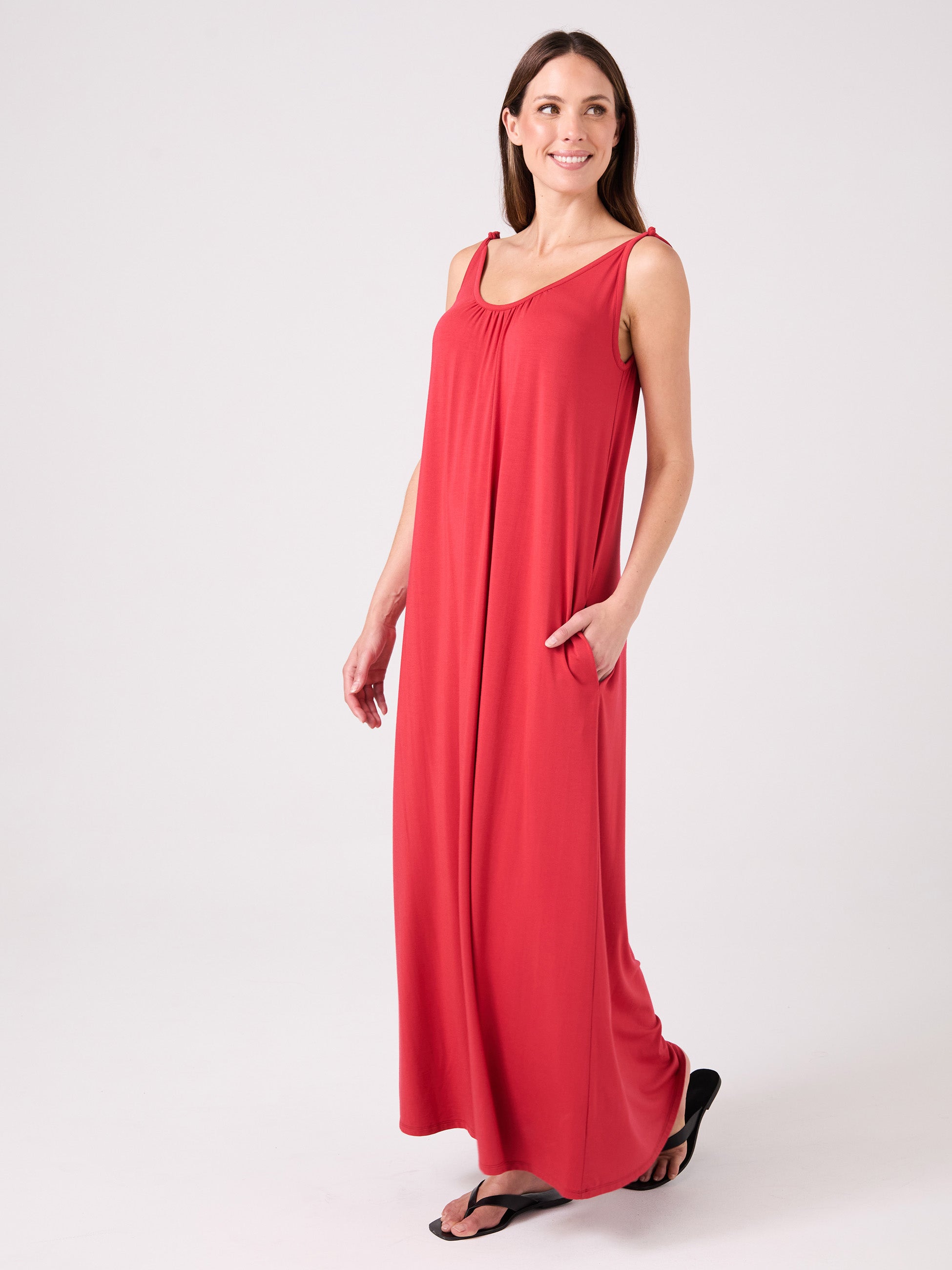 Sophia  Dress - Cherry