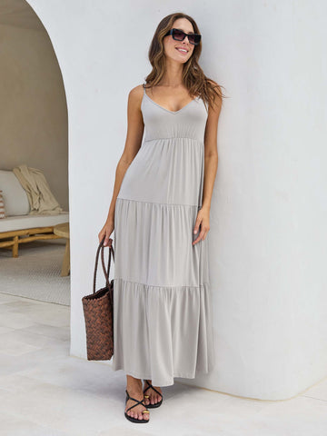 V Neck Gypsy Dress - Paloma