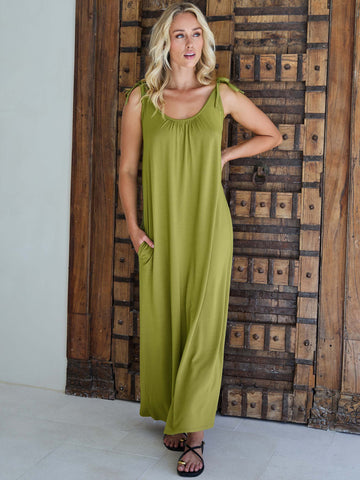 Sophia  Dress - Olive