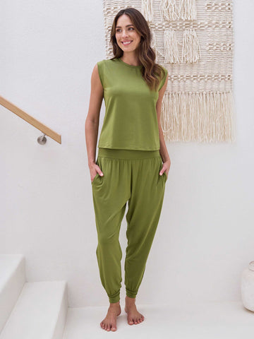 Nomad Relax Pant - Olive