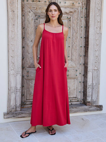 Venice Maxi Dress - Cherry