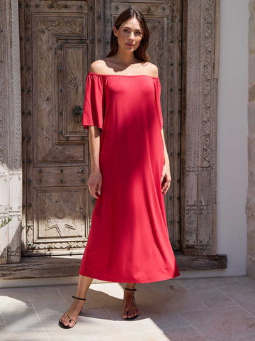 Arabella Dress - Cherry