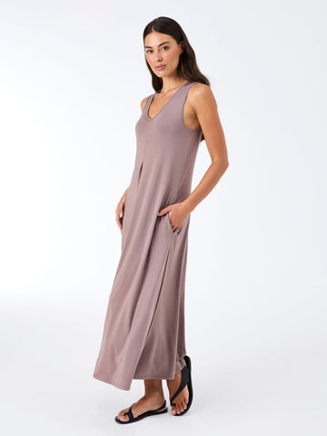 Dione Dress - Taupe