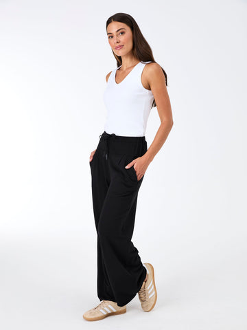 French Terry Yin Sweat Pant - Black