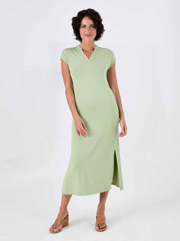 Alba Dress - Matcha Green