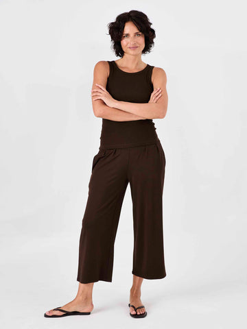 Jett Culottes - Coffee Bean